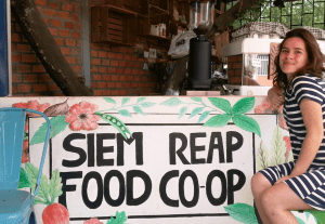 Marie Rousteau at Siem Reap Food Coop