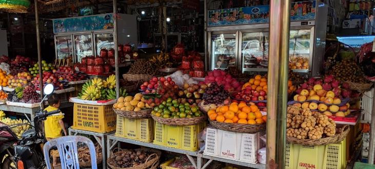 Fruit market in Siem Reap