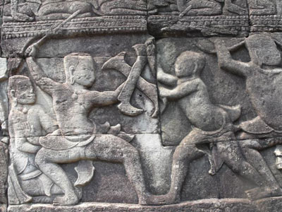 Angkor Wat bas relief