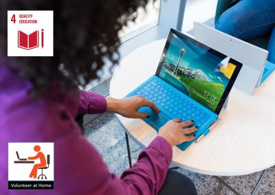 Volunteer at home : Web Design for a youth-leadership non-profit organization