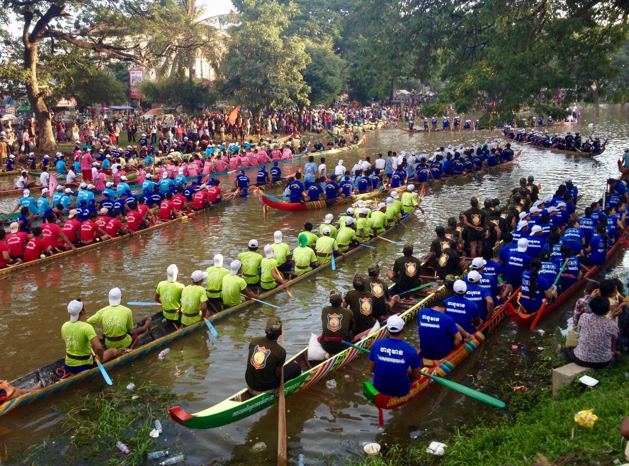 Dragon Boats Race in Siem Reap