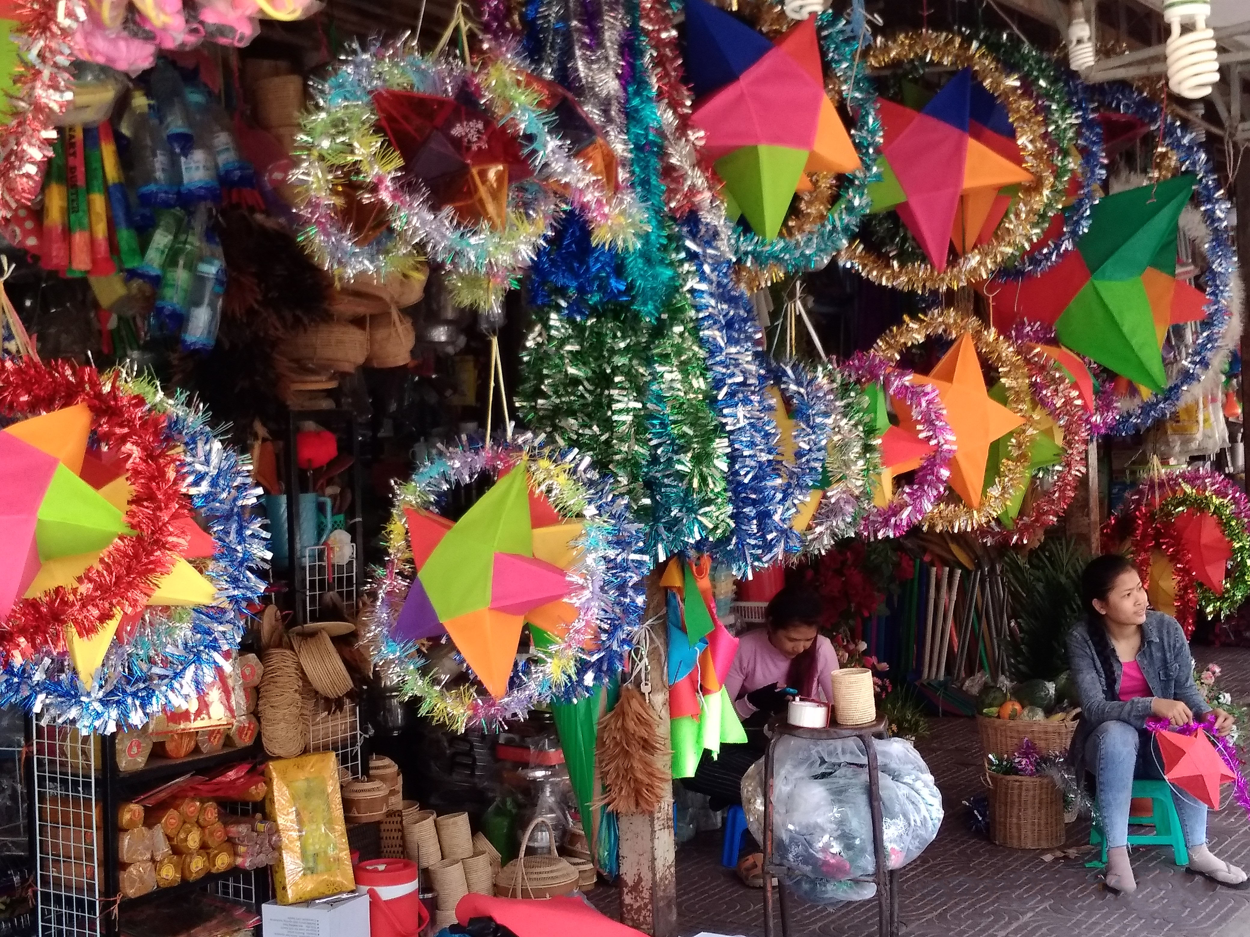 Decorations at Khmer New Year