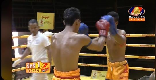 Khmer boxing match
